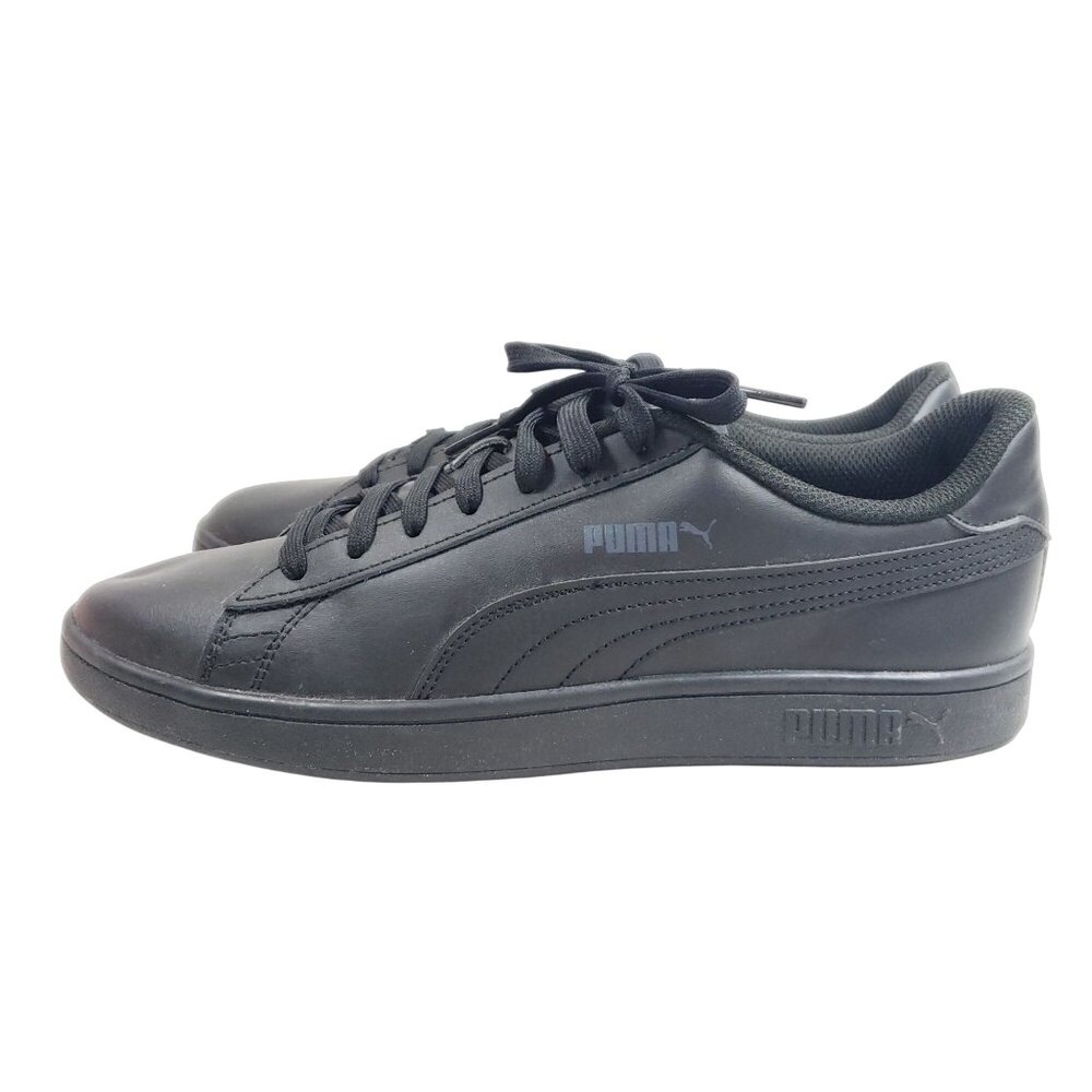 Puma Mens Size 10.5 Smash V2 Black Fashion Sneakers - Picture 3 of 9